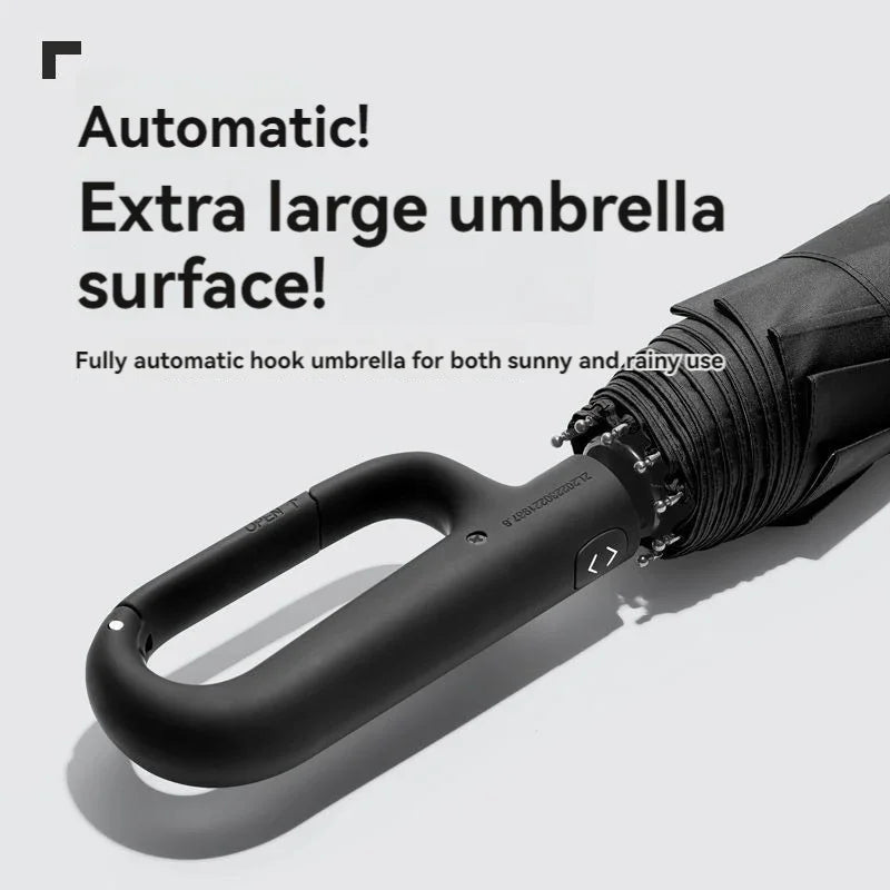 Professional Automatic Ring Buckle Windproof Umbrella